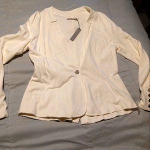 NWT Ivory casual blazer